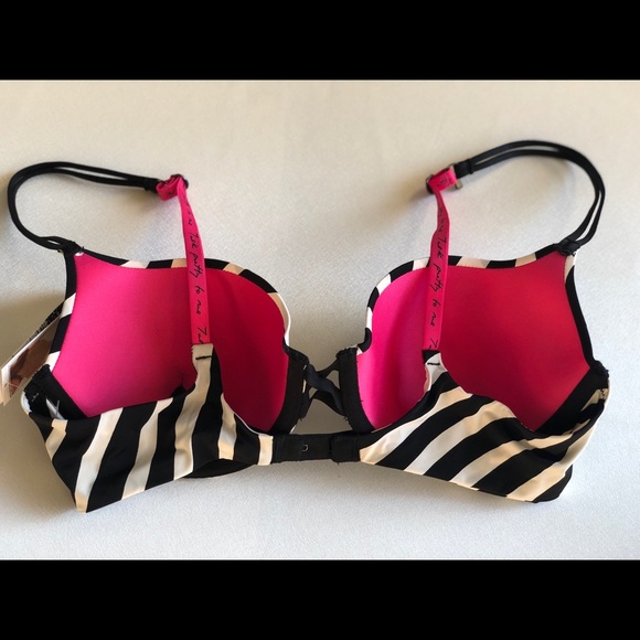 NWT Kensie striped Brooklyn Demi U/W Bra 34C - Picture 7 of 8